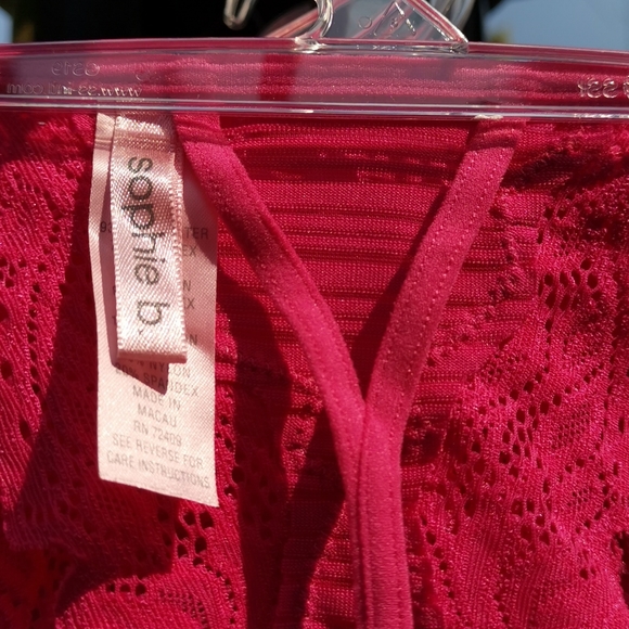 Sophie B. Pink Thong Bottoms - Picture 4 of 6